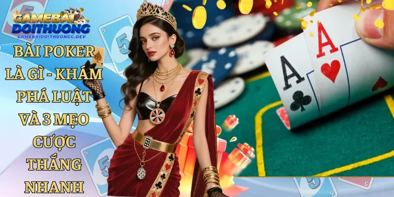 Bài Poker Là Gì - Khám Phá Luật Và 3 Mẹo Cược Thắng Nhanh