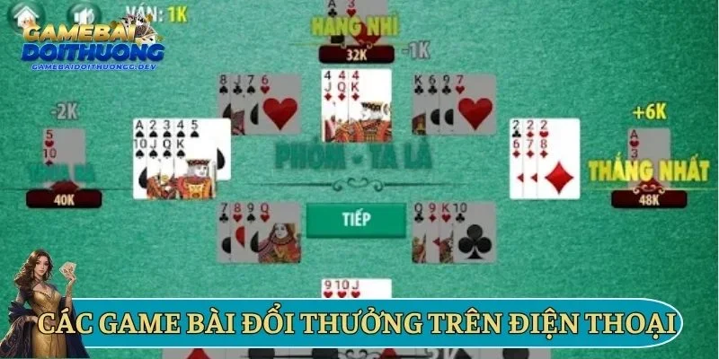 Một số game bài đổi thưởng trên điện thoại mới nhất